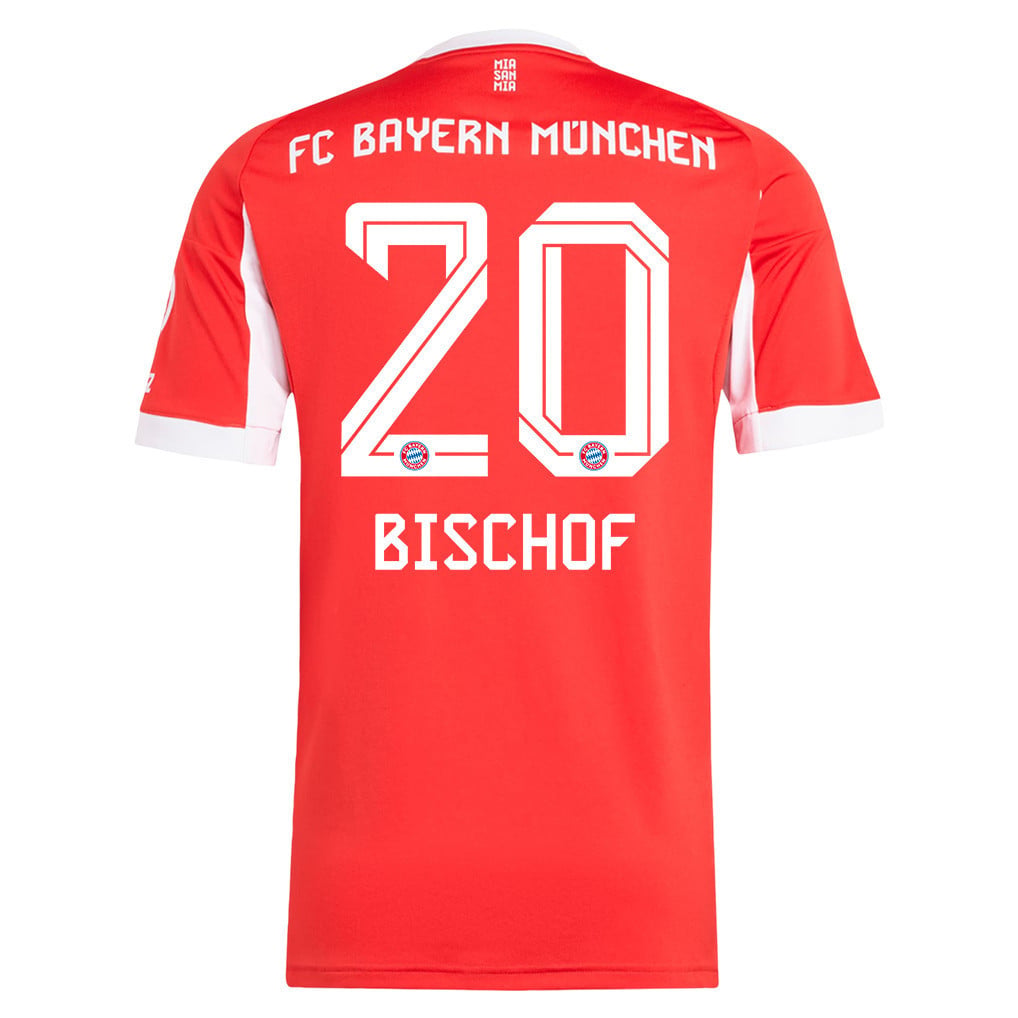 Tom Bischof 20 Bayern Munich 25/26 Home Men Jersey - Red
