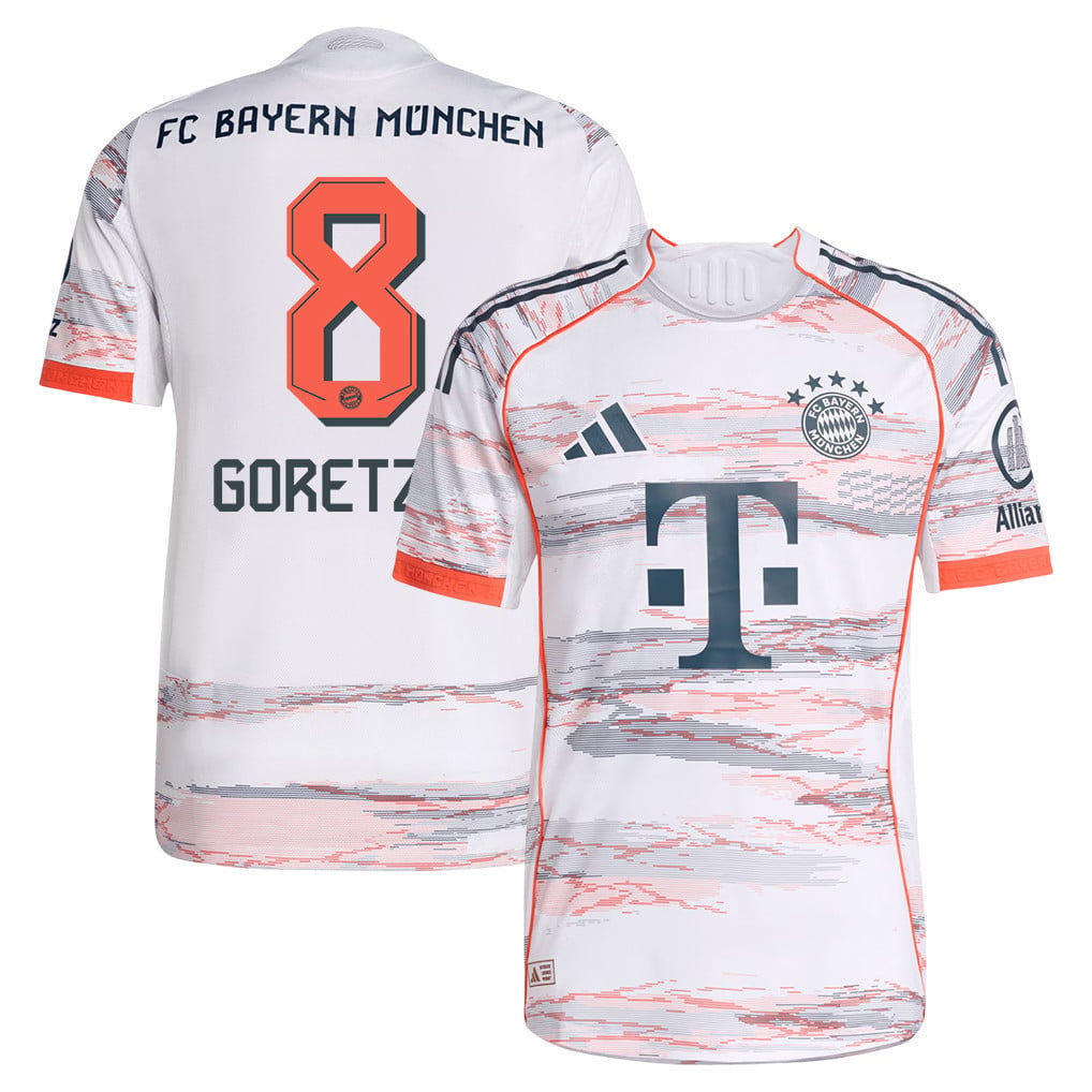 Leon Goretzka 8 Bayern Munich 25/26 Away Men Jersey - White