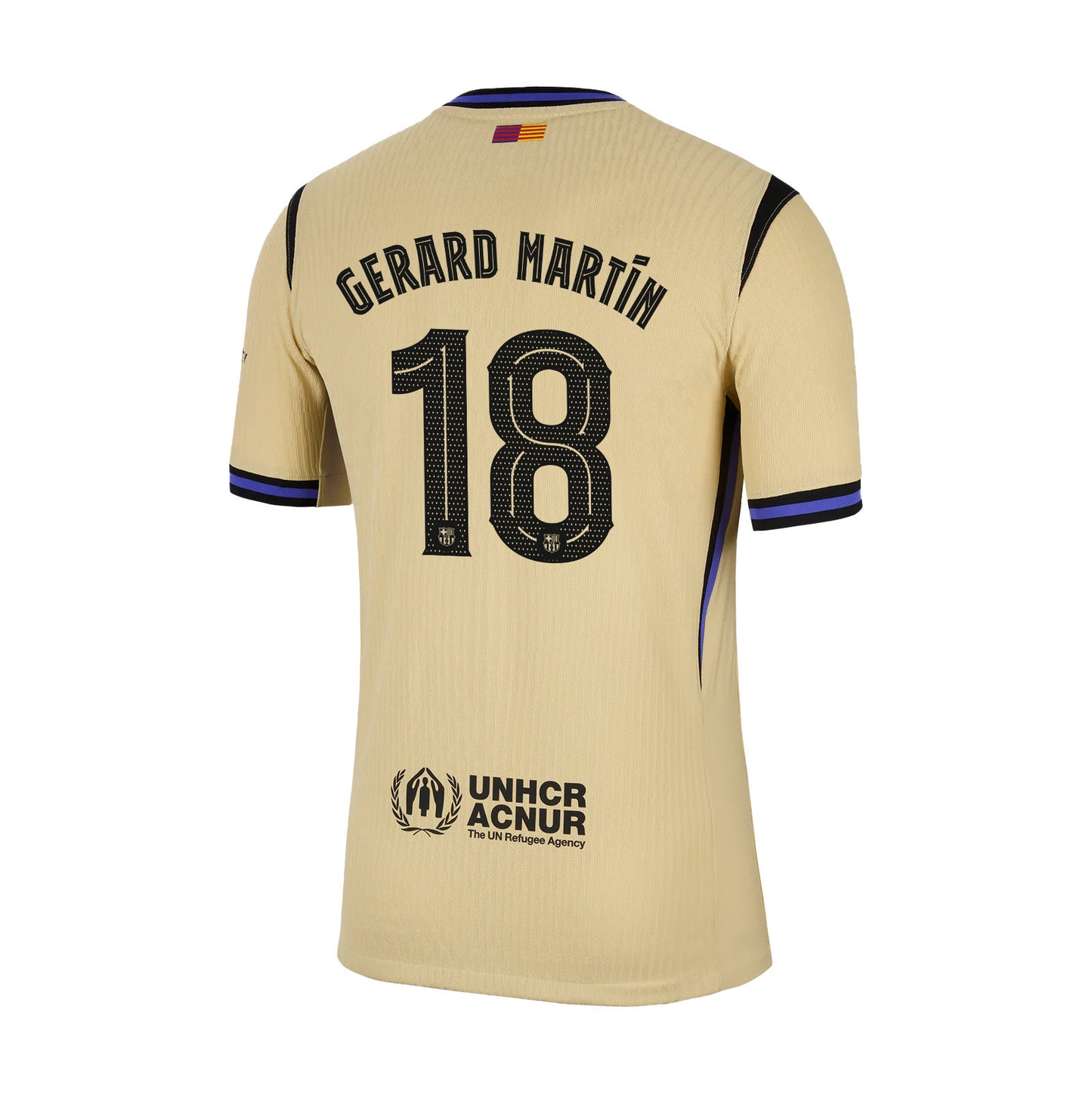 Gerard Martín 18 Barcelona 25/26 Away Men Jersey - Yellow