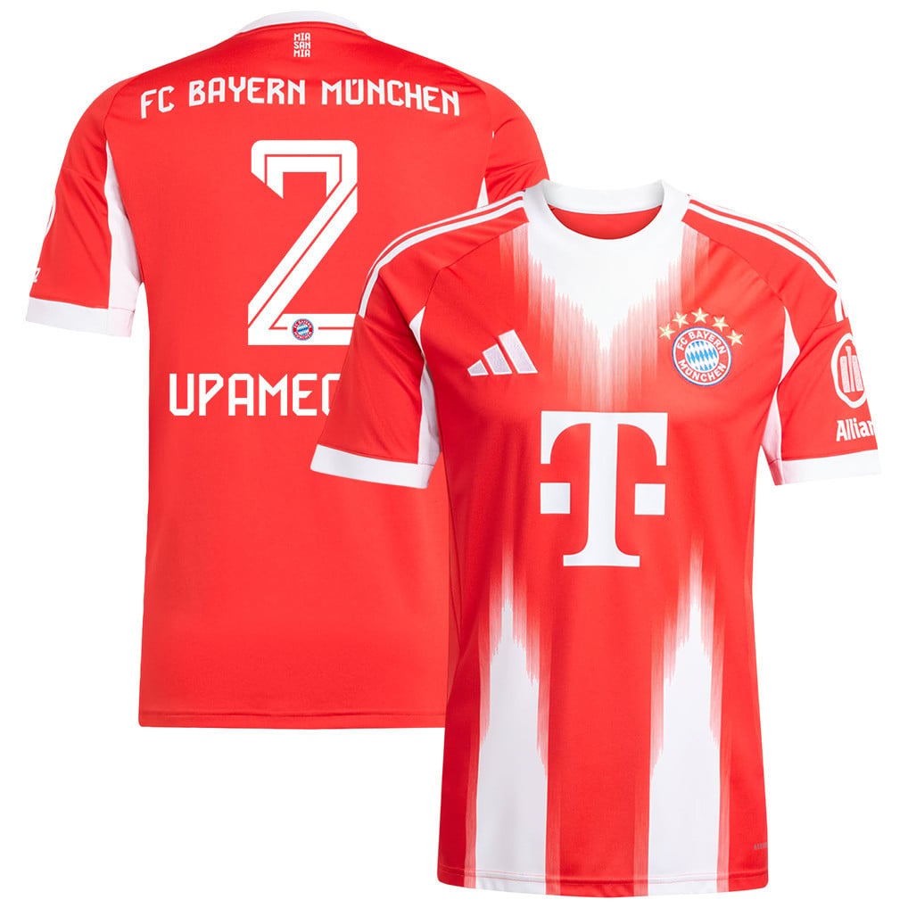Dayot Upamecano 2 Bayern Munich 25/26 Home Men Jersey - Red