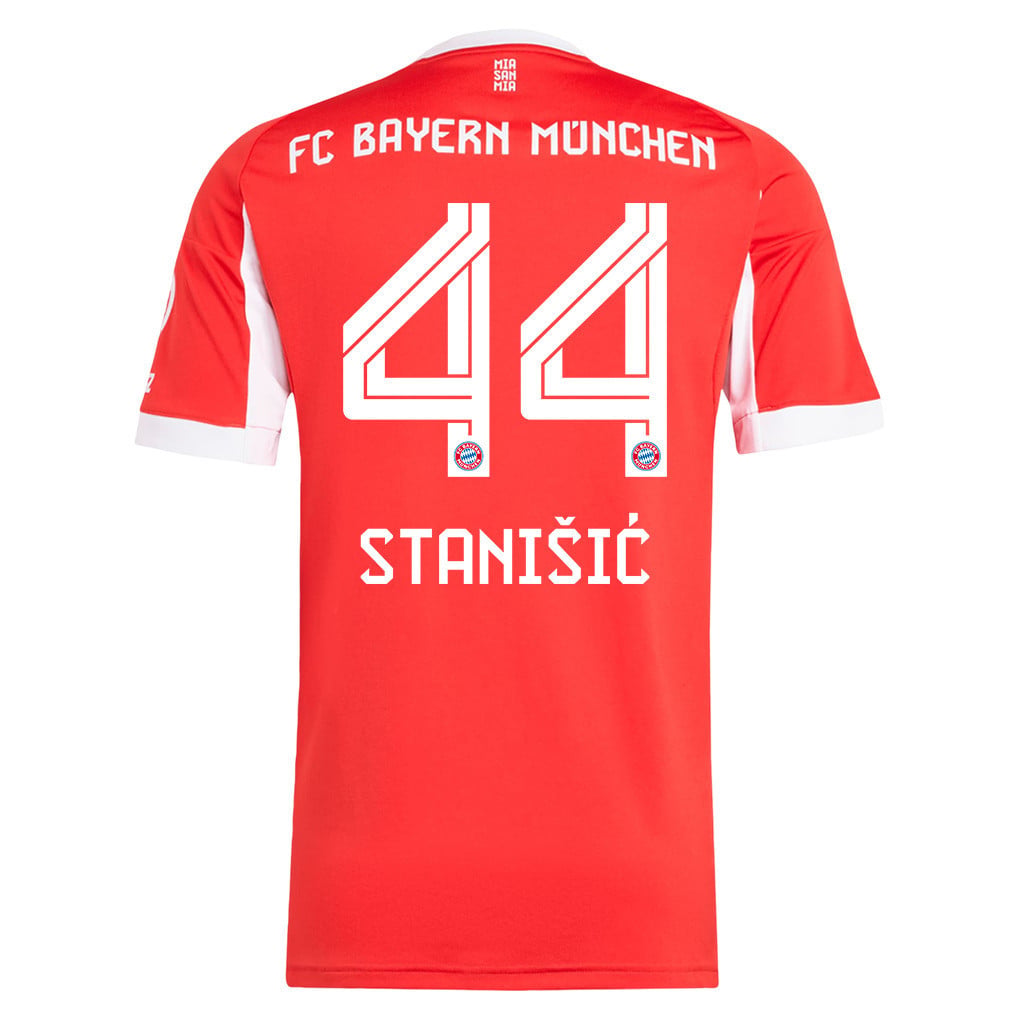 Josip Stanišić 44 Bayern Munich 25/26 Home Men Jersey - Red