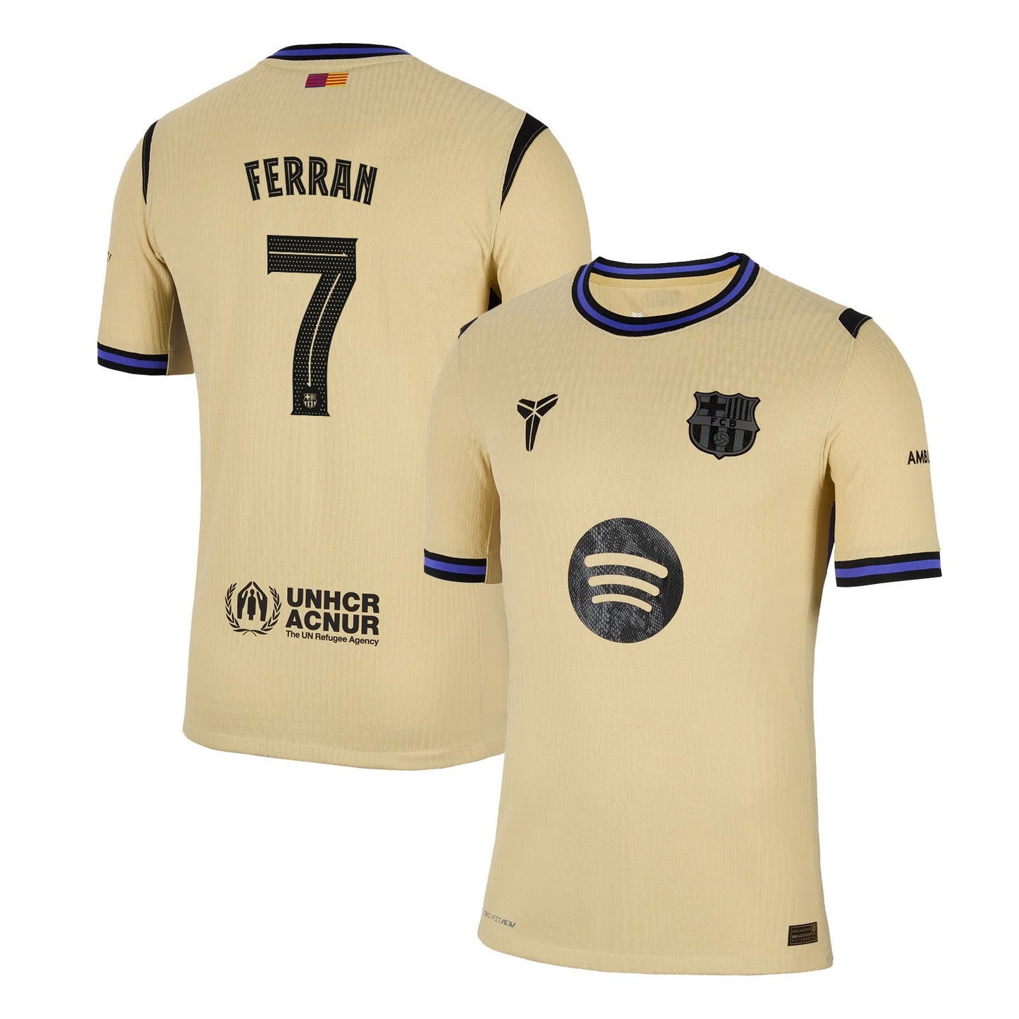 Ferran Torres 7 Barcelona 25/26 Away Men Jersey - Yellow