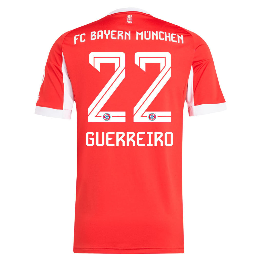 Raphaël Guerreiro 22 Bayern Munich 25/26 Home Men Jersey - Red
