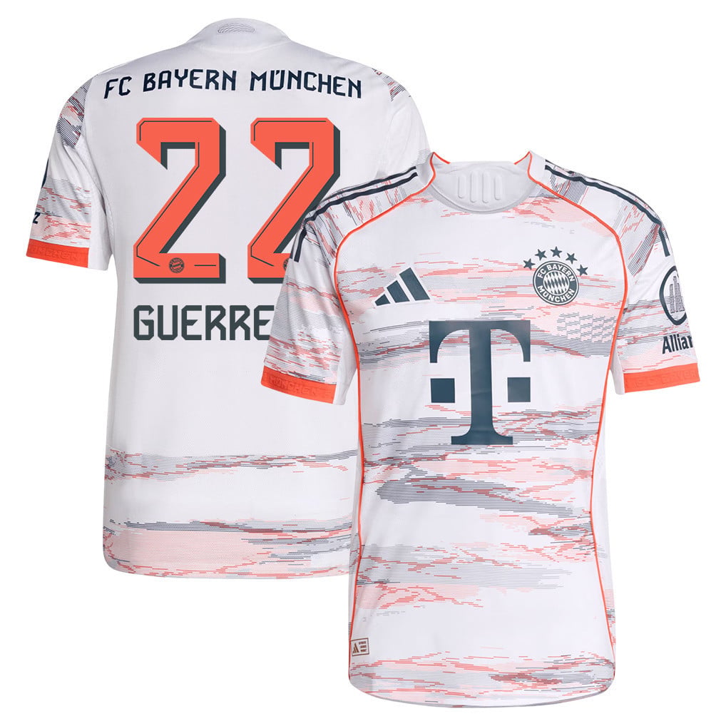 Raphaël Guerreiro 22 Bayern Munich 25/26 Away Men Jersey - White