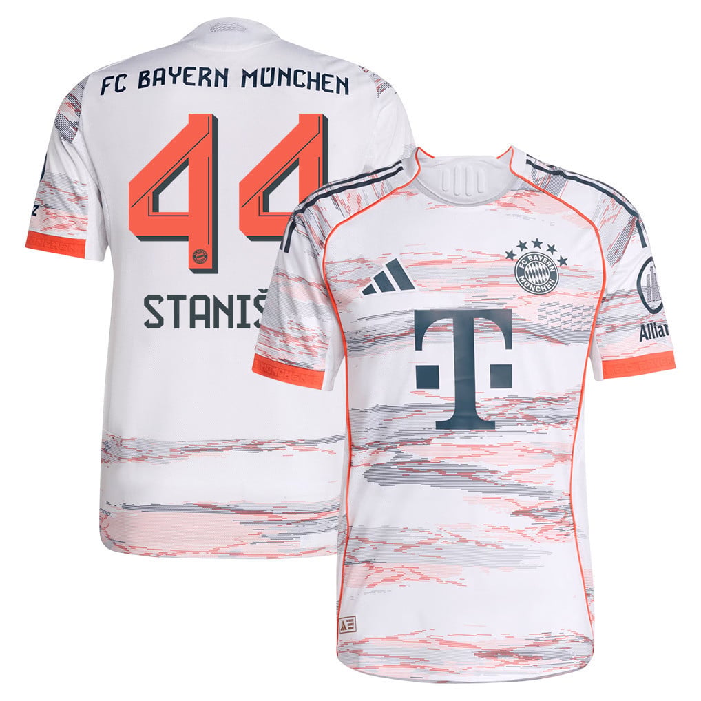 Josip Stanišić 44 Bayern Munich 25/26 Away Men Jersey - White