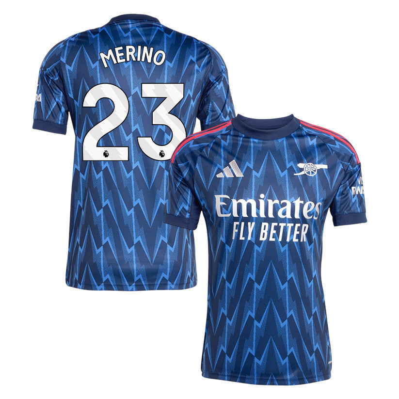 Mikel Merino 23 Arsenal 25/26 Away Men Jersey - Navy Blue