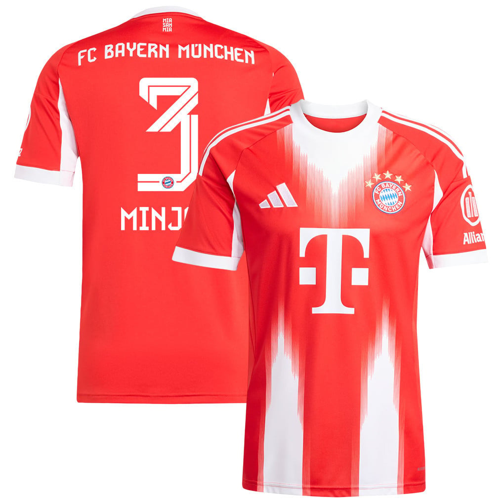 Minjae Kim 3 Bayern Munich 25/26 Home Men Jersey - Red