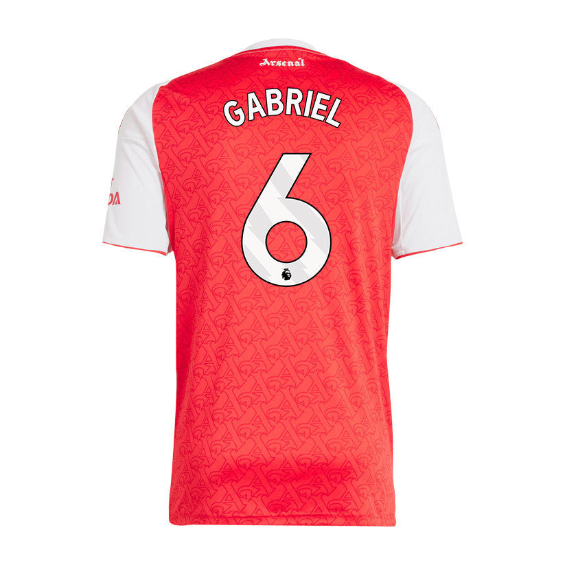 Gabriel 6 Arsenal 25/26 Home Men Jersey - Red/White