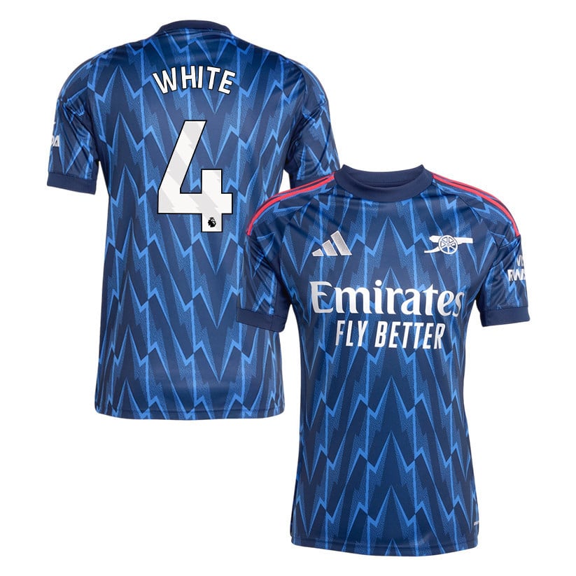 Ben White 4 Arsenal 25/26 Away Men Jersey - Navy Blue
