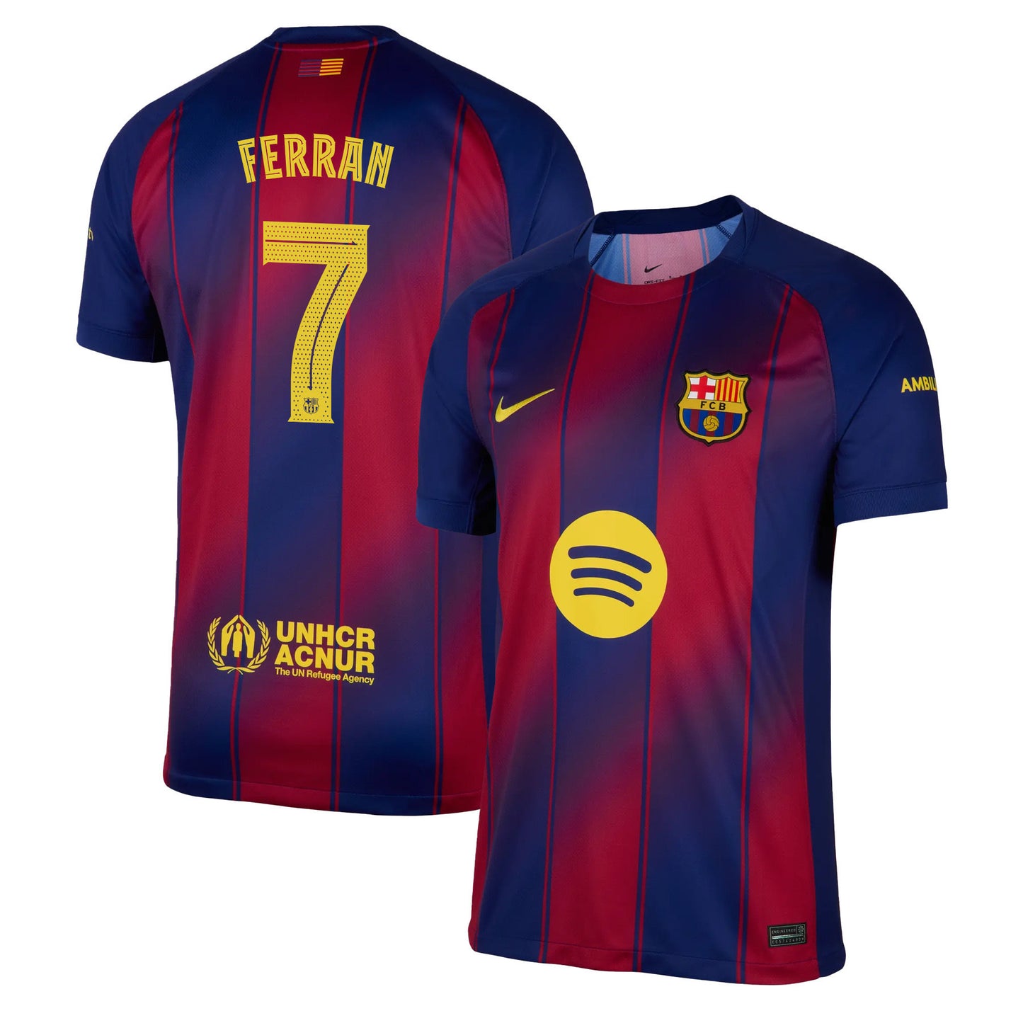 Ferran Torres 7 Barcelona 25/26 Home Men Jersey - Red/Blue