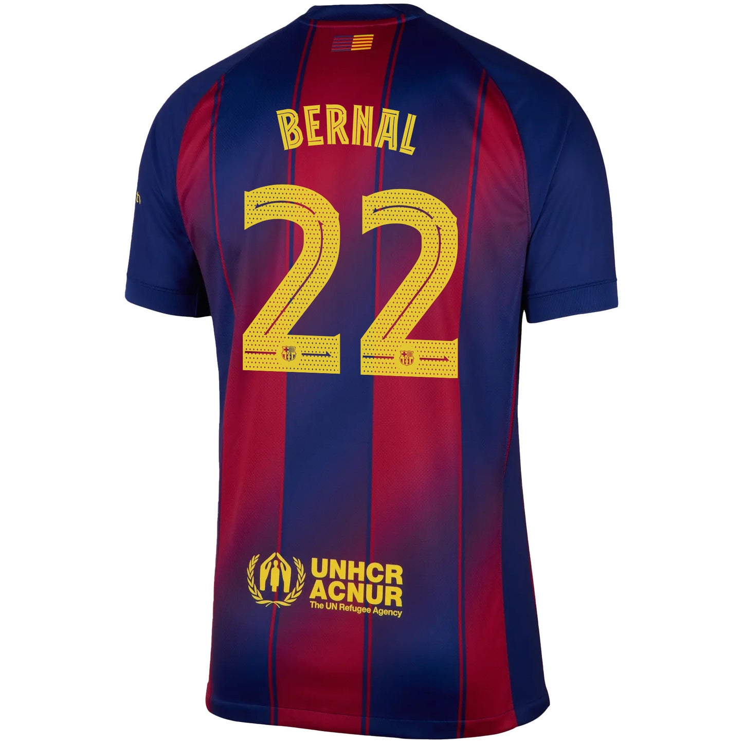 Marc Bernal 22 Barcelona 25/26 Home Men Jersey - Red/Blue