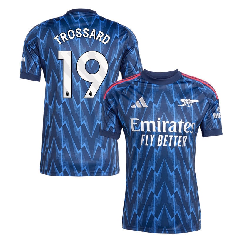 Leandro Trossard 19 Arsenal 25/26 Away Men Jersey - Navy Blue