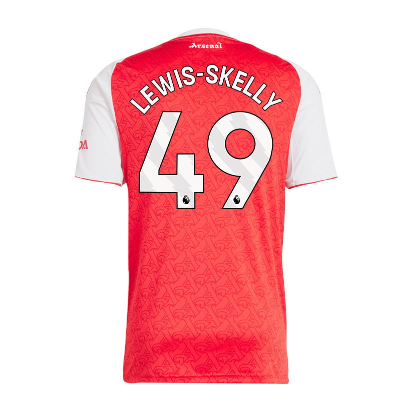 Myles Lewis-Skelly 49 Arsenal 25/26 Home Men Jersey - Red/White