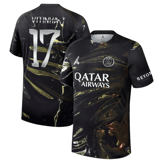 Vitinha 17 Paris Saint-Germain Jordan Night Edition 2025/26 Cup Printing Jersey - Men