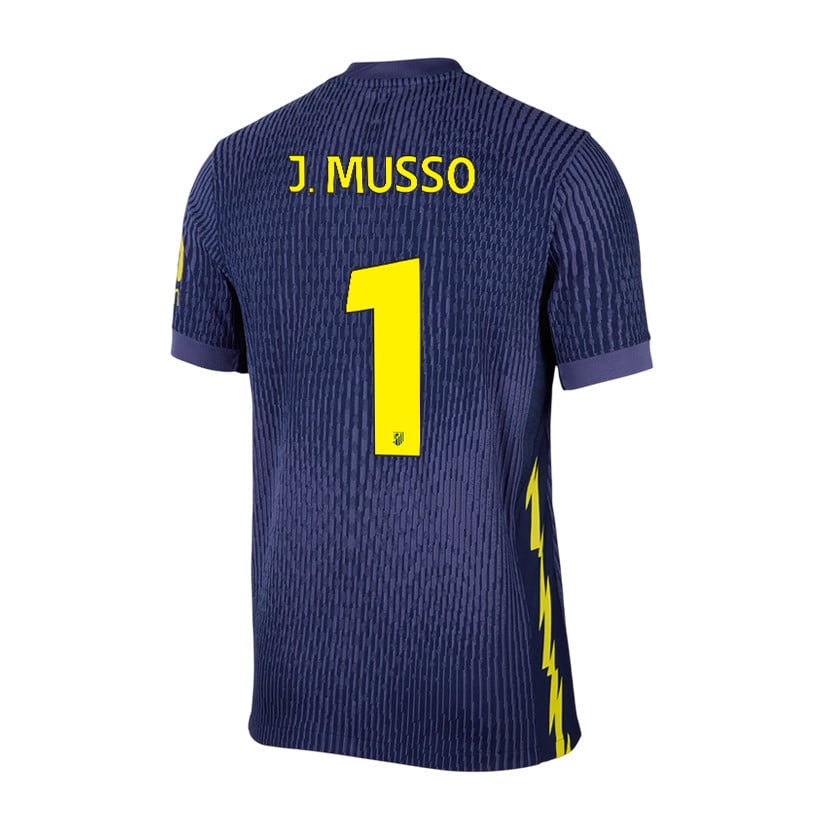 Juan Musso 1 Atlético Madrid 25/26 Away Men Jersey - Navy/Yellow