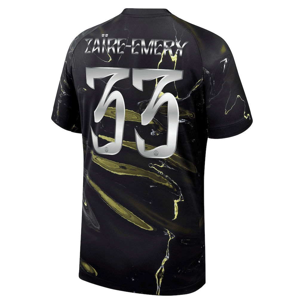 Zaïre-Emery 33 Paris Saint-Germain Jordan Night Edition 2025/26 Cup Printing Jersey - Men