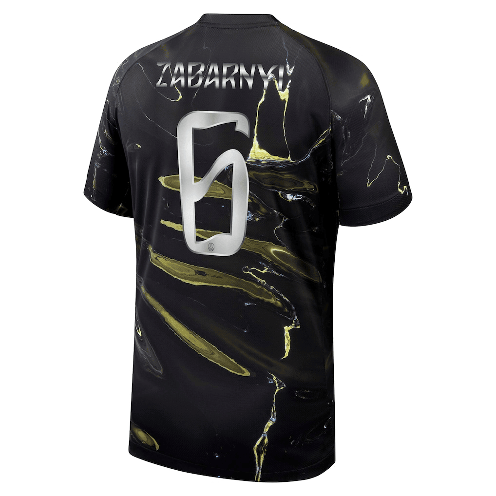 Zabarnyi 6 Paris Saint-Germain Jordan Night Edition 2025/26 Cup Printing Jersey - Men