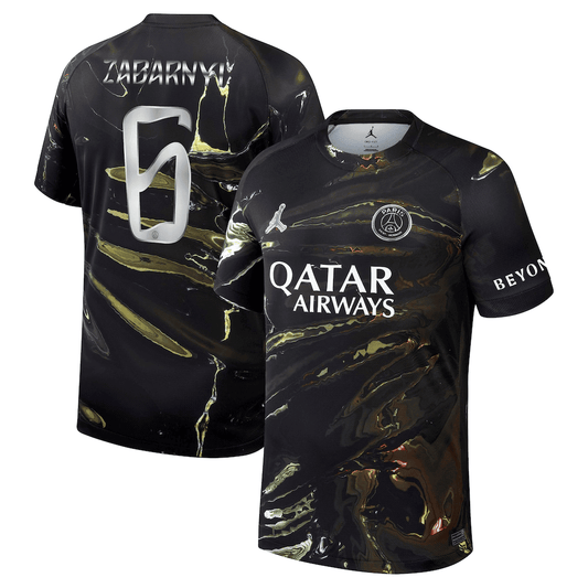 Zabarnyi 6 Paris Saint-Germain Jordan Night Edition 2025/26 Cup Printing Jersey - Men