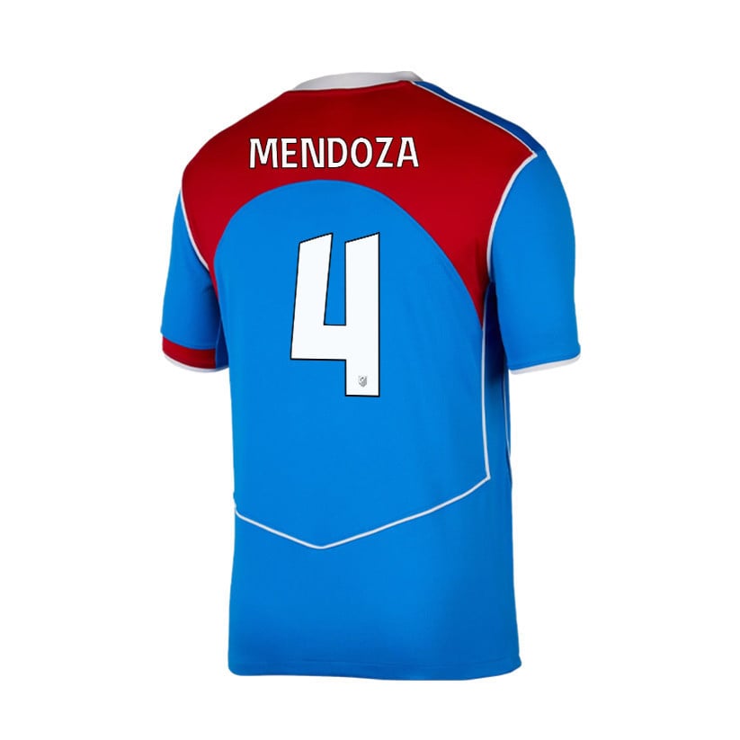 Rodrigo Mendoza 4 Atlético Madrid 25/26 Third Men Jersey - Blue/Red