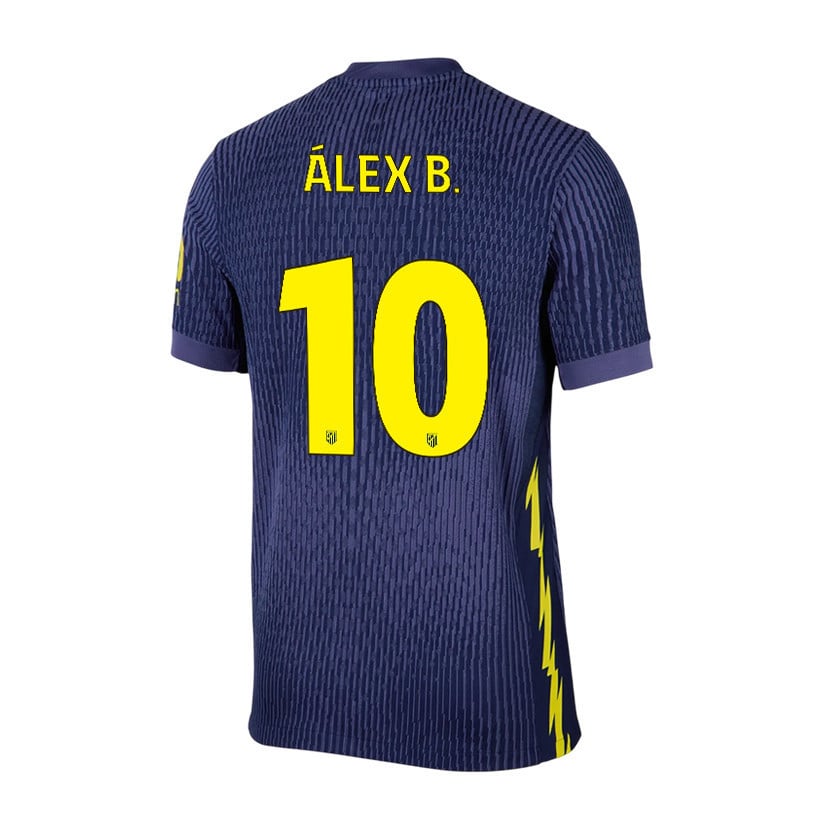 Álex Baena 10 Atlético Madrid 25/26 Away Men Jersey - Navy/Yellow