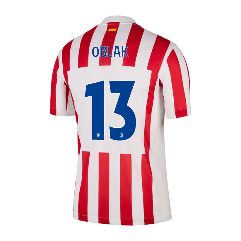 Jan Oblak 13 Atlético Madrid 25/26 Home Men Jersey - Red/White