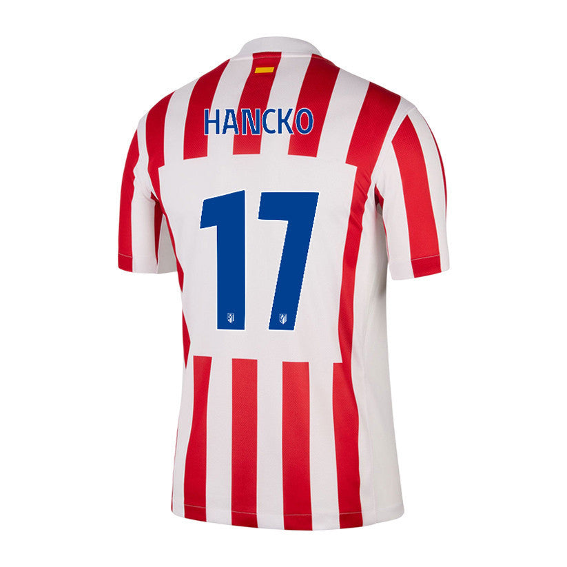Dávid Hancko 17 Atlético Madrid 25/26 Home Men Jersey - Red/White