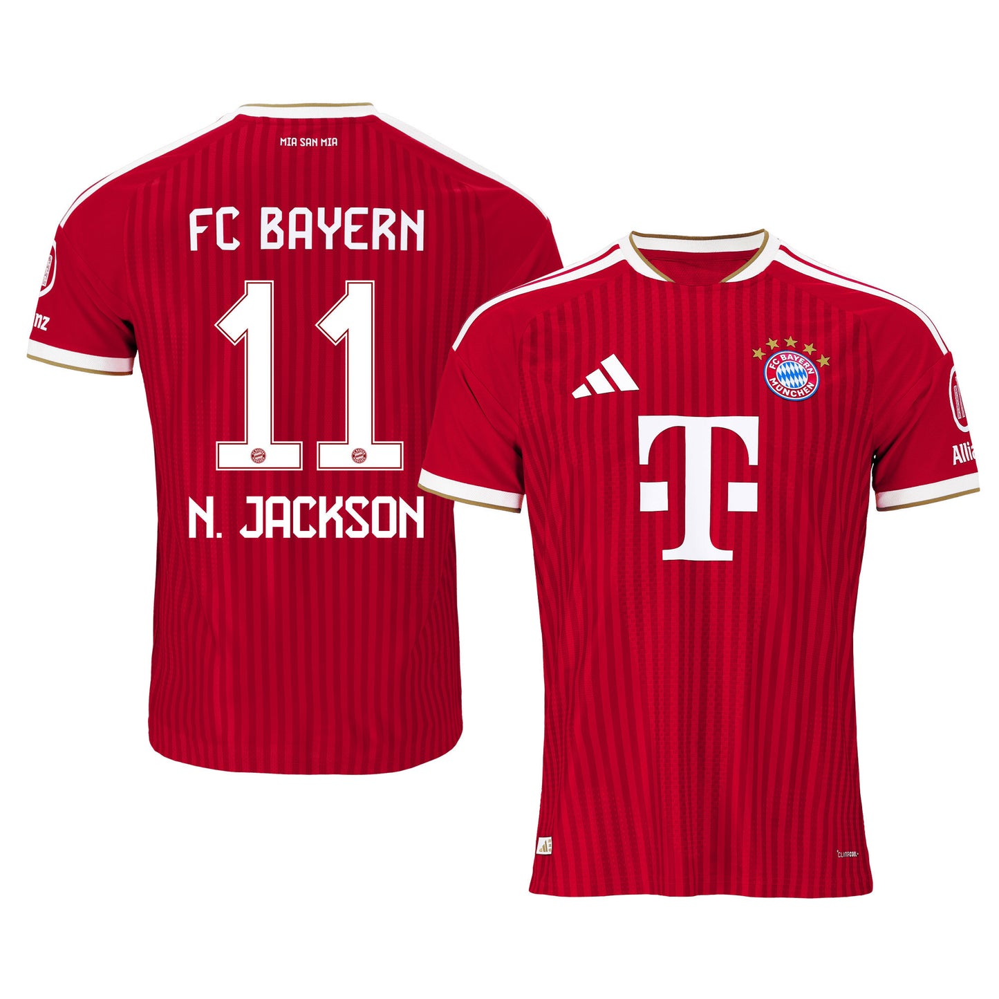 Nicolas Jackson 11 Bayern Munich 2026/27 Home Jersey - Men, Red