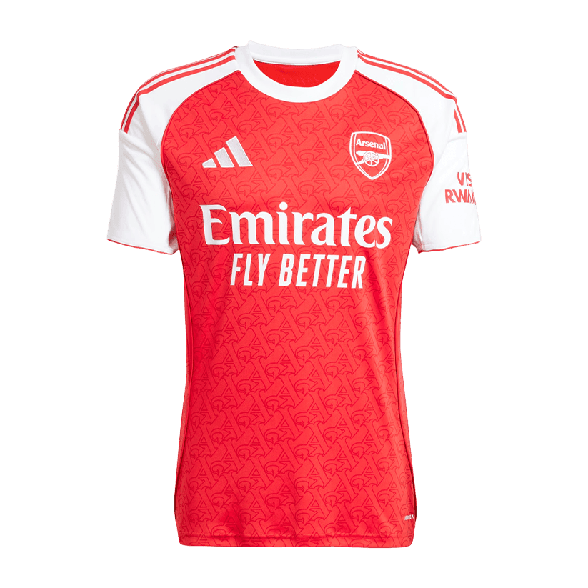 Leandro Trossard 19 Signature Arsenal 25/26 Home Men Jersey - White/Red