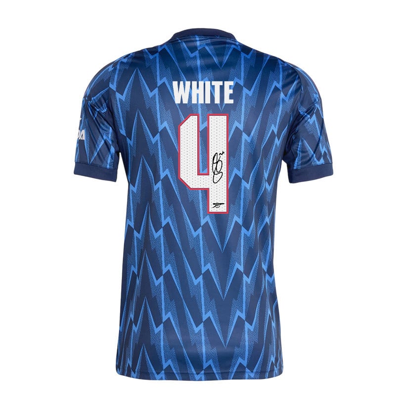 Ben White 4 Signature Arsenal 25/26 Away Men Jersey - Navy Blue