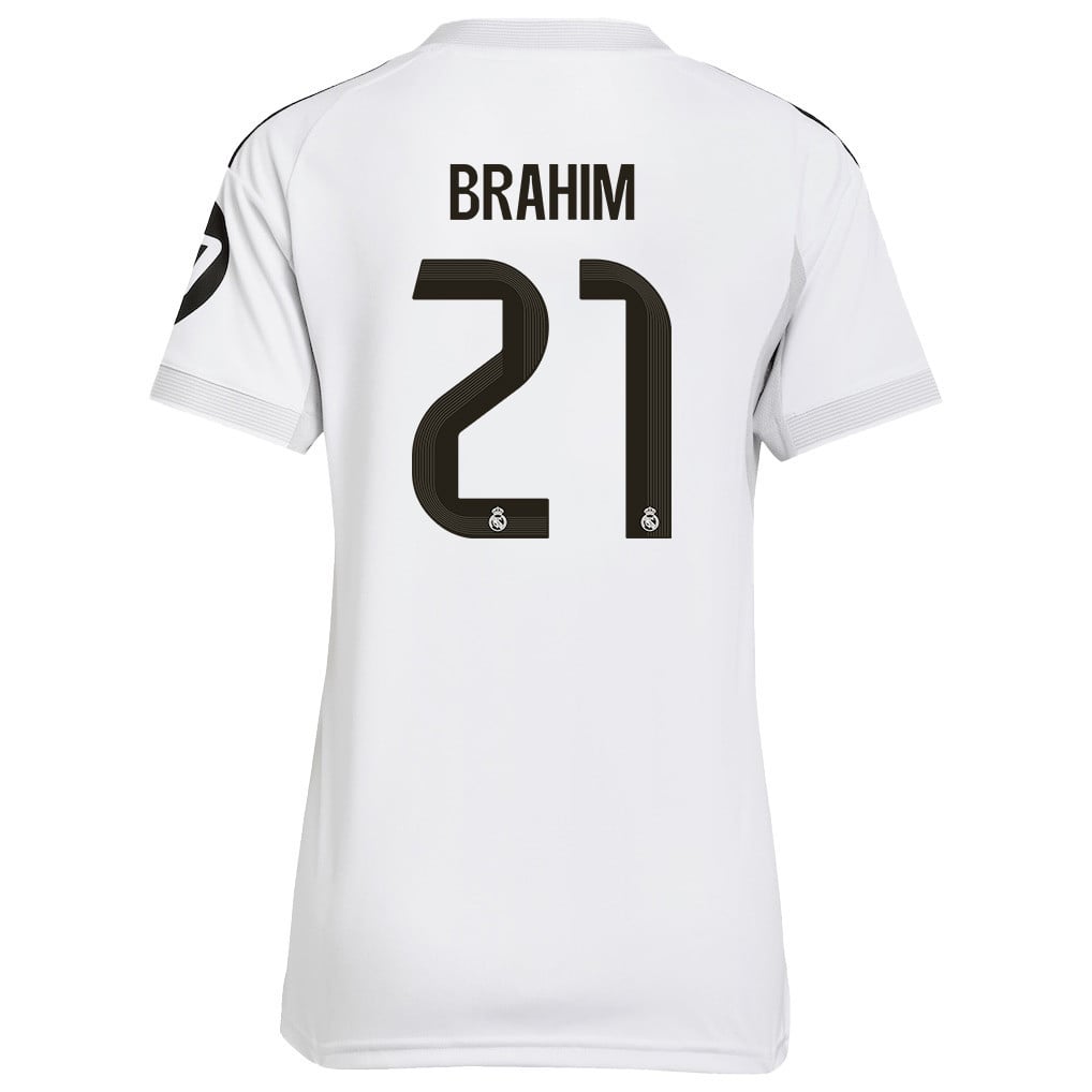 Brahim Díaz 21 Real Madrid 25/26 Home Women Jersey - White