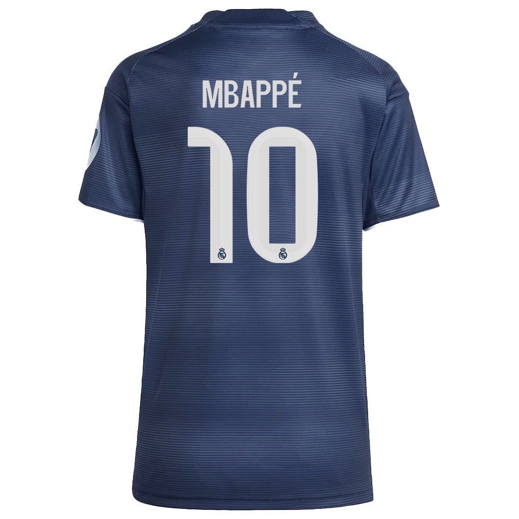 Kylian Mbappé 10 Real Madrid 25/26 Away Women Jersey - Lengend Ink