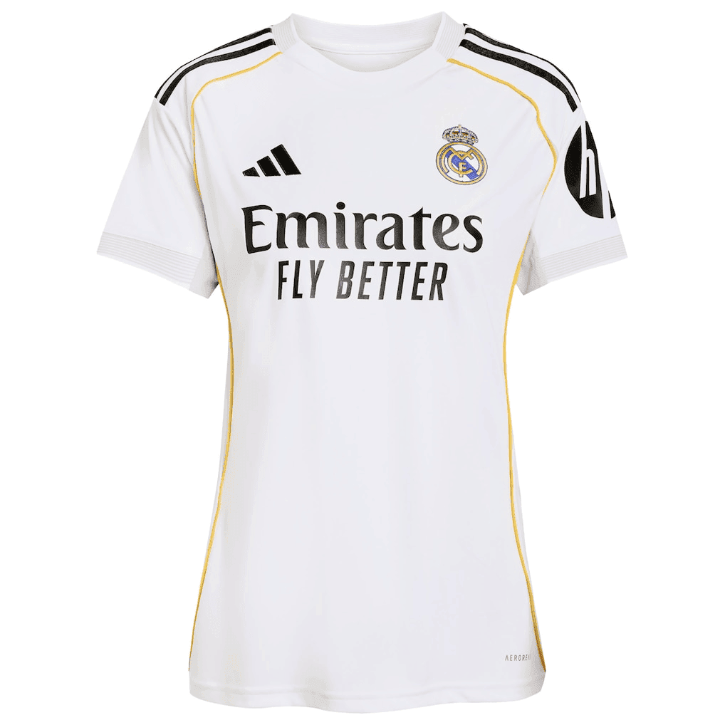 Rodrygo 11 Real Madrid 25/26 Home Women Jersey - White