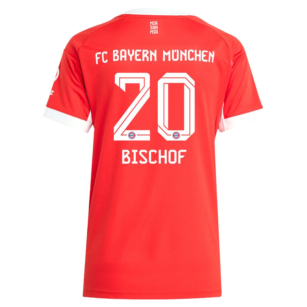 Tom Bischof 20 Bayern Munich 25/26 Home Women Jersey - Red