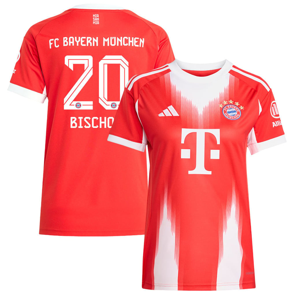 Tom Bischof 20 Bayern Munich 25/26 Home Women Jersey - Red