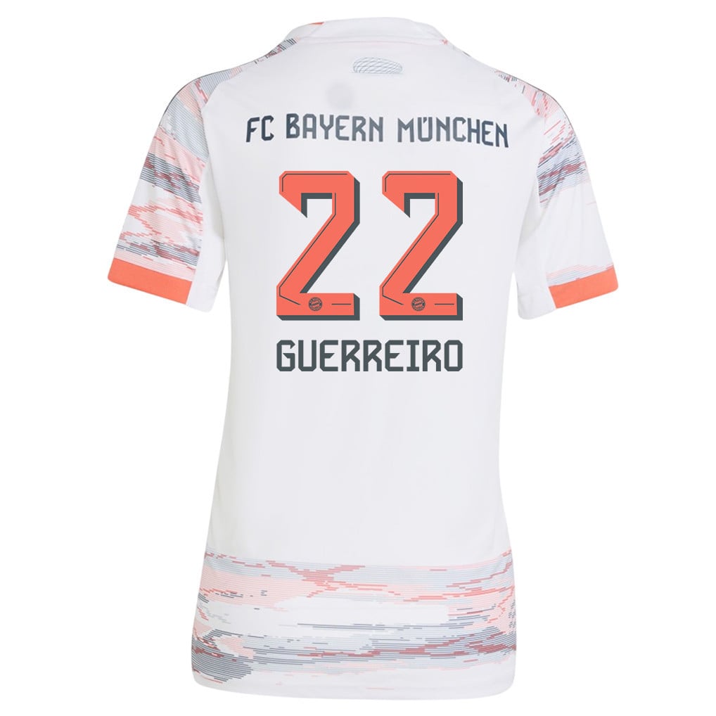 Raphaël Guerreiro 22 Bayern Munich 25/26 Away Women Jersey - White