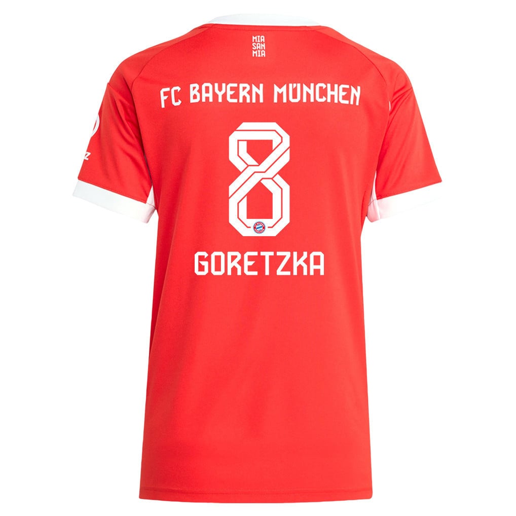 Leon Goretzka 8 Bayern Munich 25/26 Home Women Jersey - Red