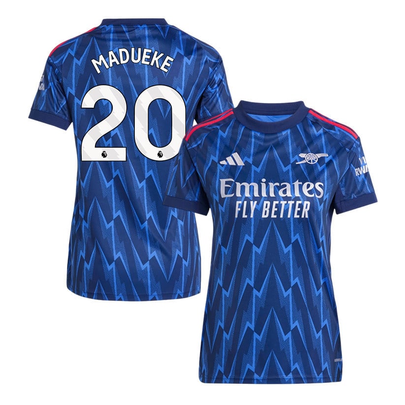 Noni Madueke 20 Arsenal 25/26 Away Women Jersey - Navy Blue