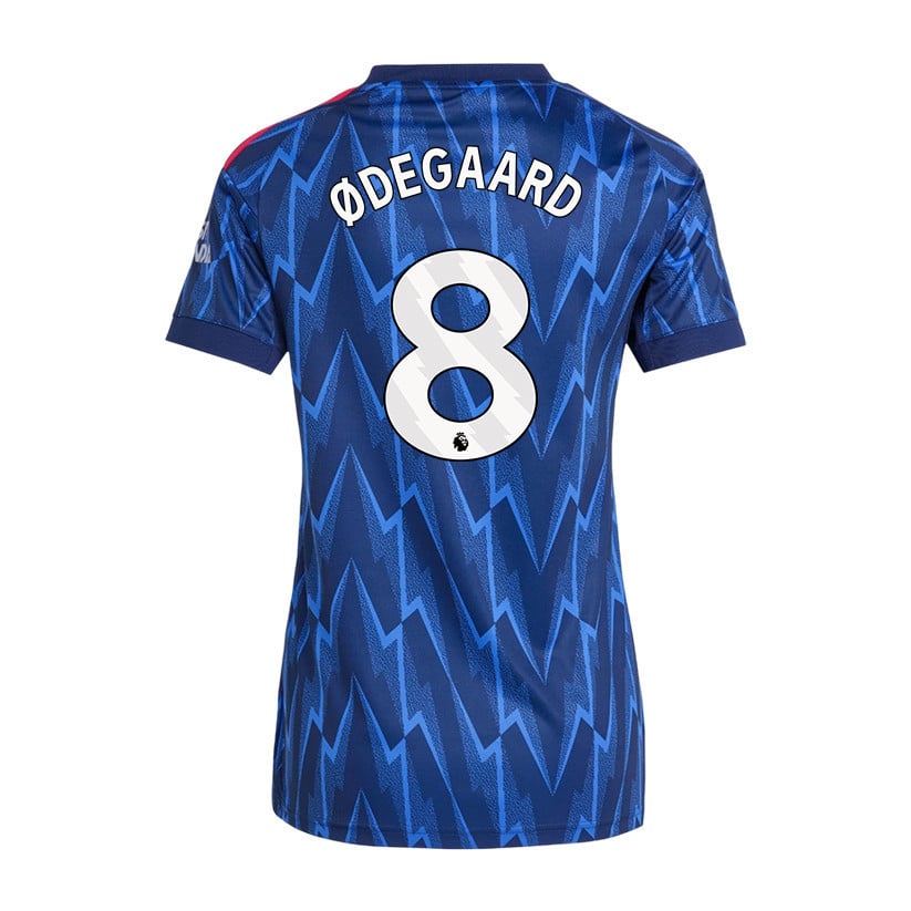 Martin Ødegaard 8 Arsenal 25/26 Away Women Jersey - Navy Blue