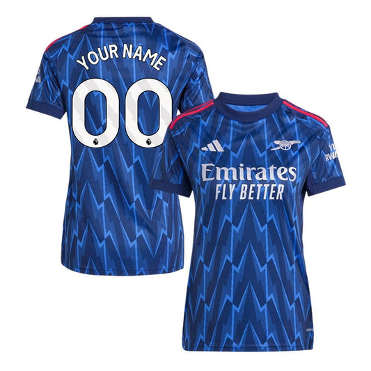 Arsenal 25/26 Personalized Away Women Jersey - Navy Blue
