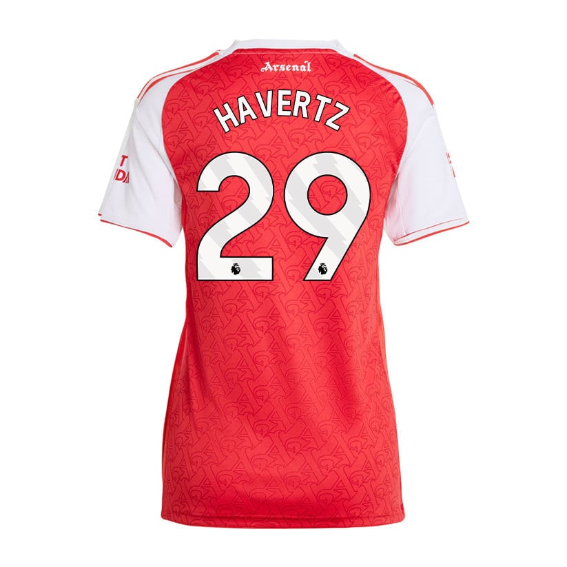 Kai Havertz 29 Arsenal 25/26 Home Women Jersey - Red/White