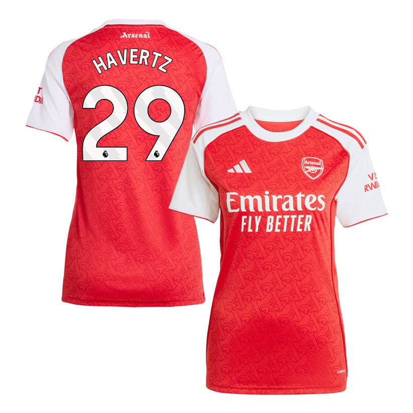 Kai Havertz 29 Arsenal 25/26 Home Women Jersey - Red/White