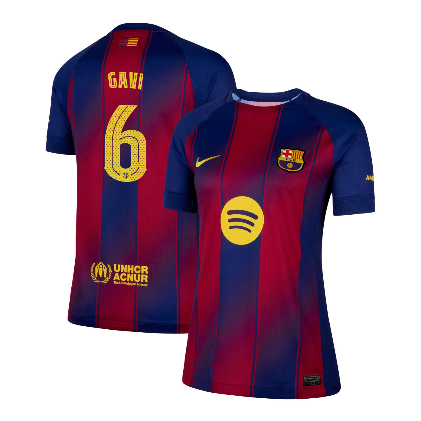 Gavi 6 Barcelona 25/26 Home Women Jersey - Navy