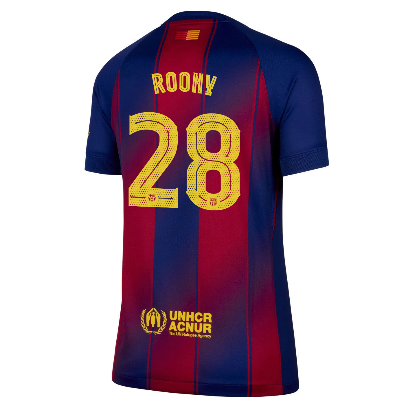 Roony Bardghji 28 Barcelona 25/26 Home Women Jersey - Navy