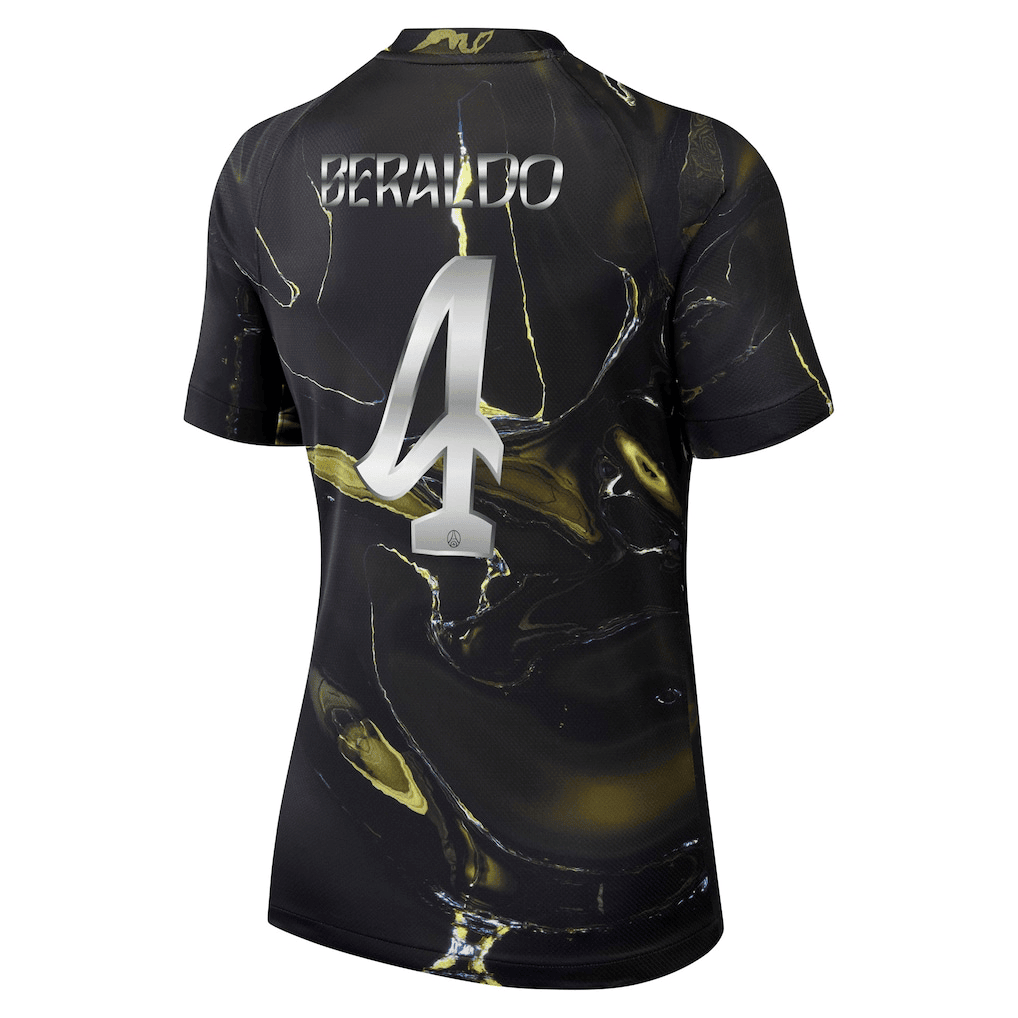 Beraldo 4 Paris Saint-Germain Jordan Night Edition 2025/26 Cup Printing Jersey - Women