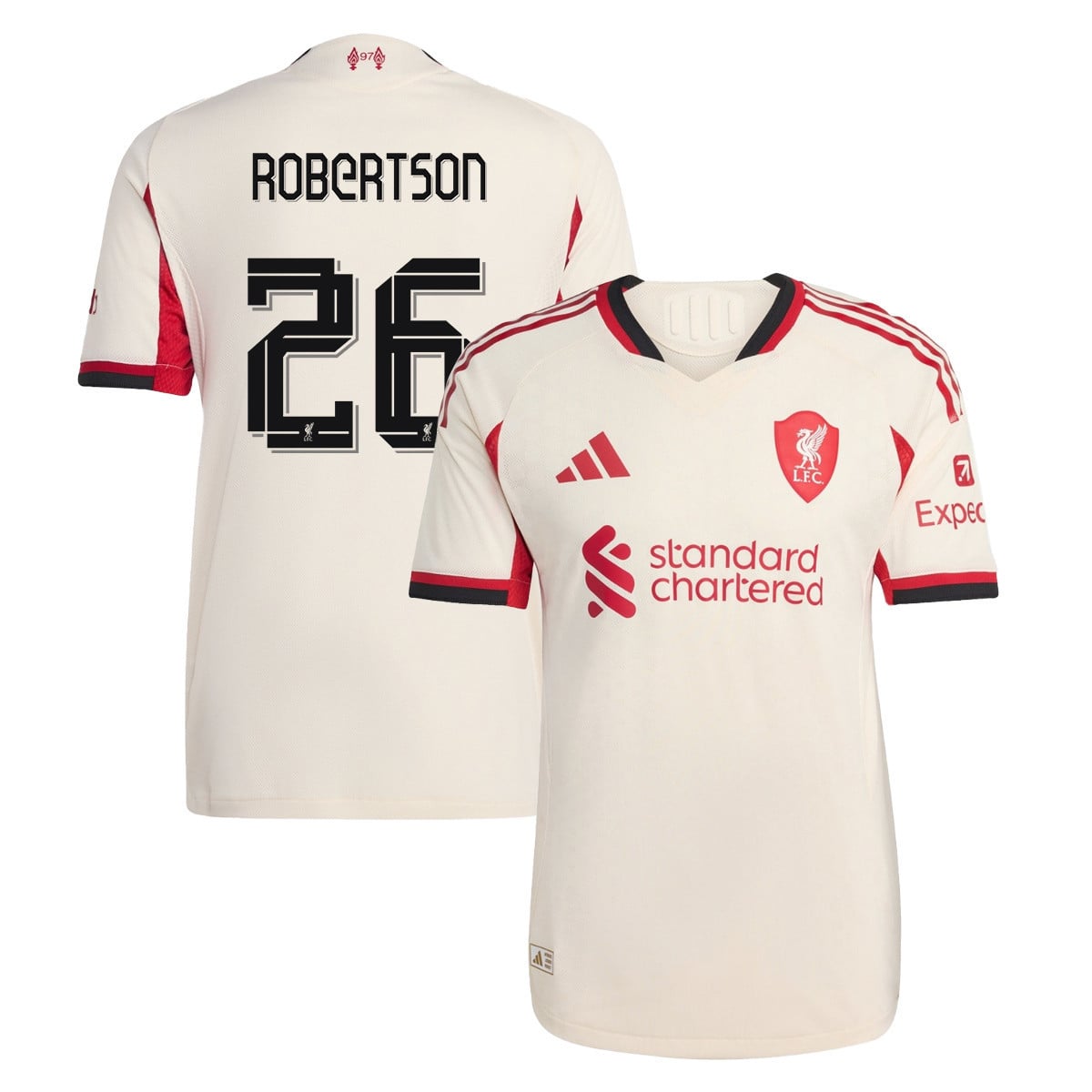 Andy Robertson 26 Liverpool 25/26 Away Women Jersey - Off-white
