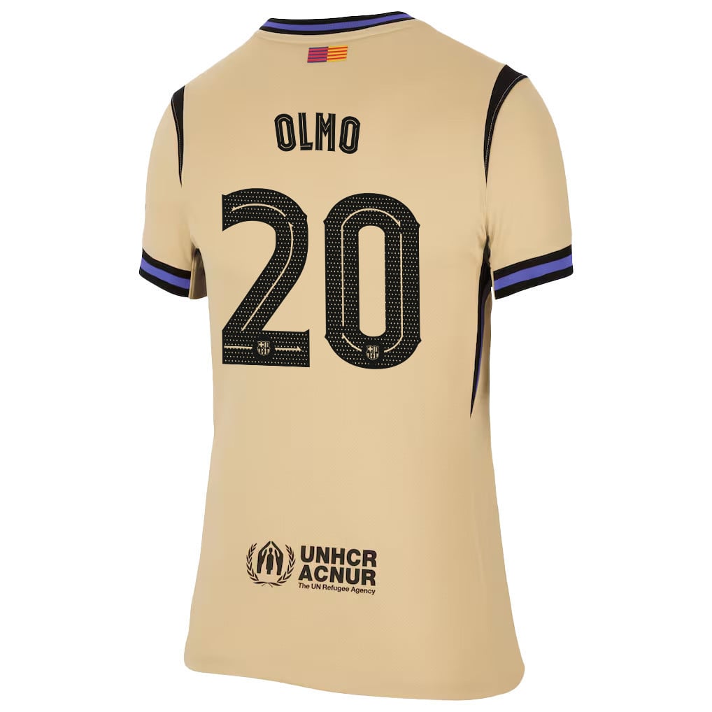 Dani Olmo 20 Barcelona 25/26 Away Women Jersey - Yellow