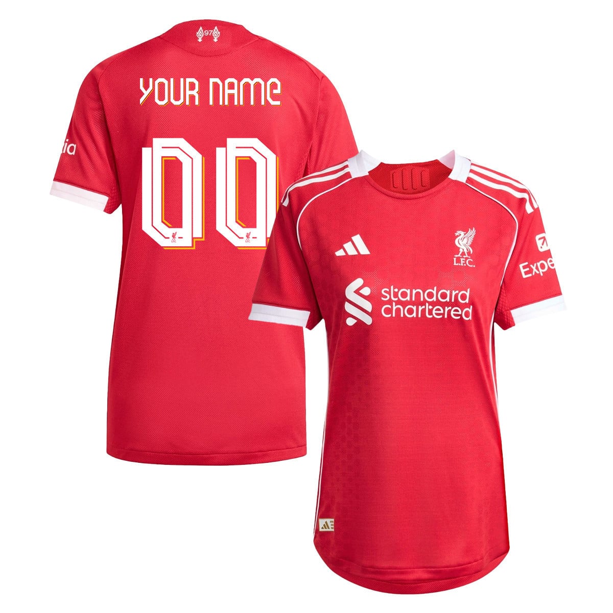 Liverpool 25/26 Personalized Home Women Jersey - Red