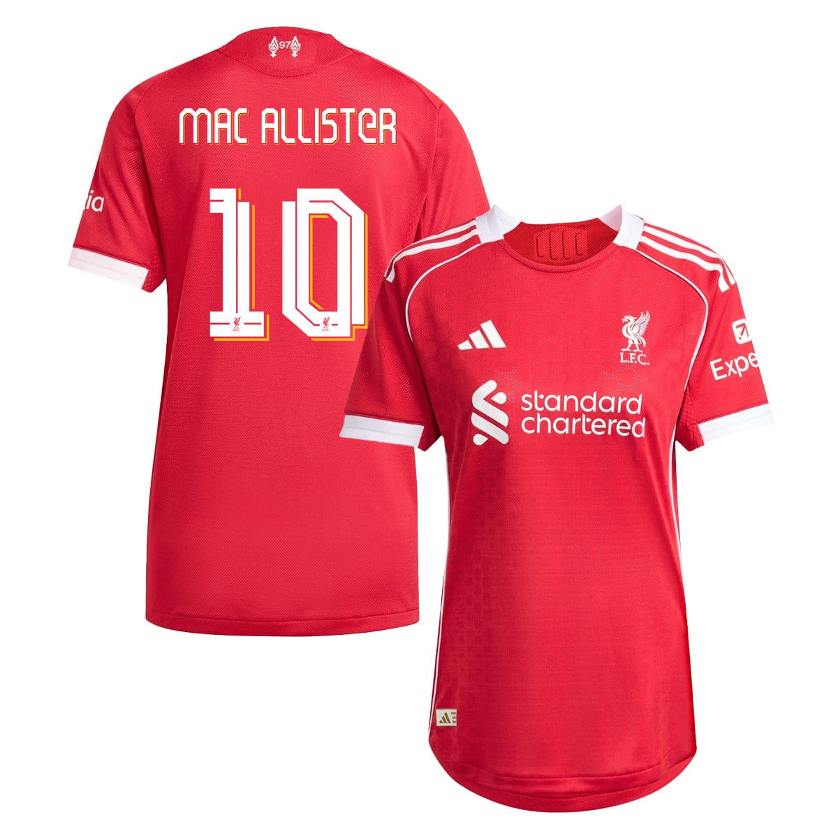 Alexis Mac Allister 10 Liverpool 25/26 Home Women Jersey - Red