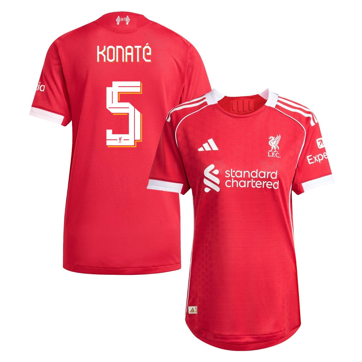 Ibrahima Konaté 5 Liverpool 25/26 Home Women Jersey - Red