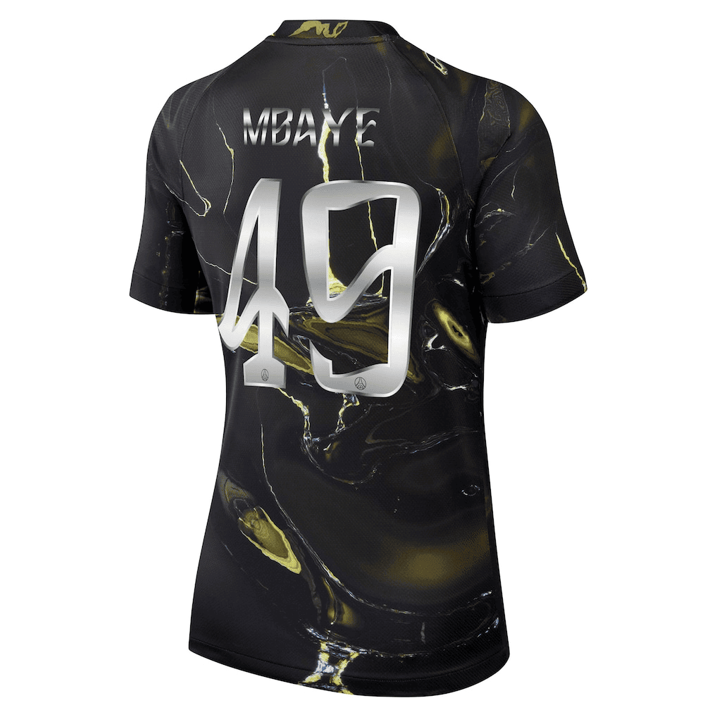 Mbaye 49 Paris Saint-Germain Jordan Night Edition 2025/26 Cup Printing Jersey - Women